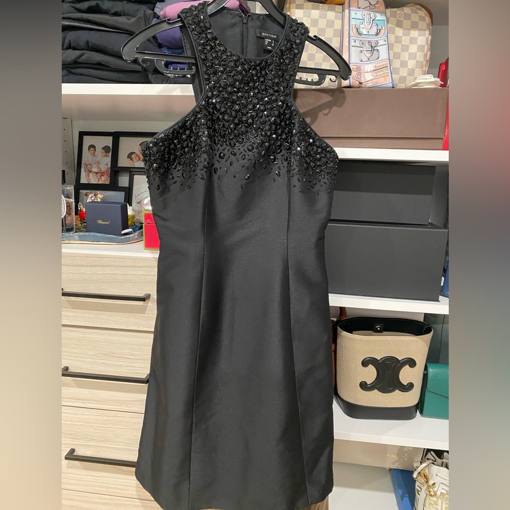 Black cocktail dress
